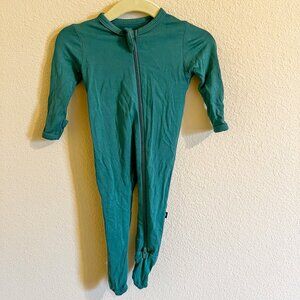 Kyte Footie in Emerald (0-3 months)